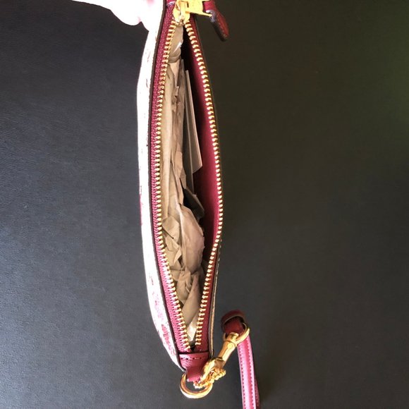 COACH-Small Wristlet BEECHWOOD FLORAL BUNDLE - Picture 2 of 8